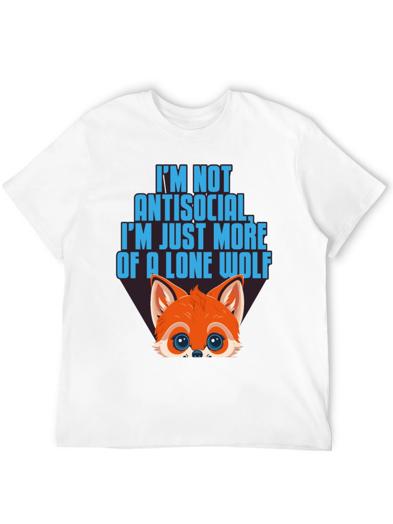 Lone Wolf Graphic Tee - Antisocial T-Shirt