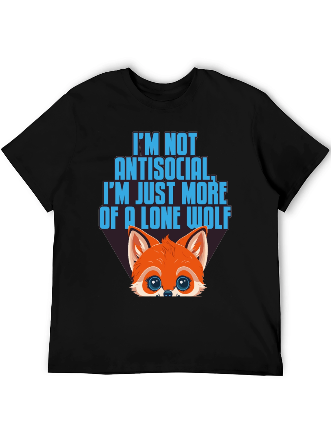Lone Wolf Graphic Tee - Antisocial T-Shirt