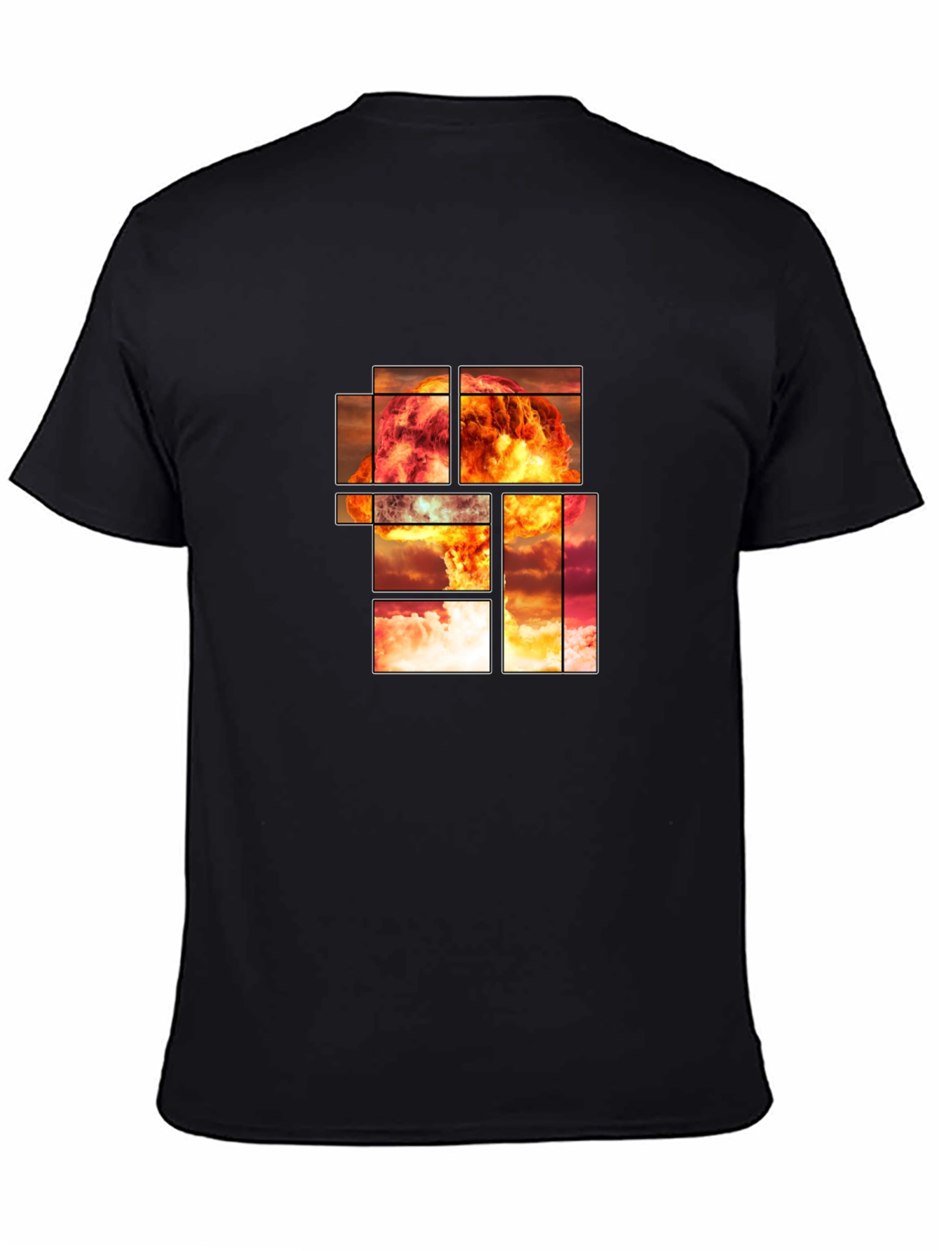 Atomic Explosion Graphic Tee - Mens Black T-Shirt