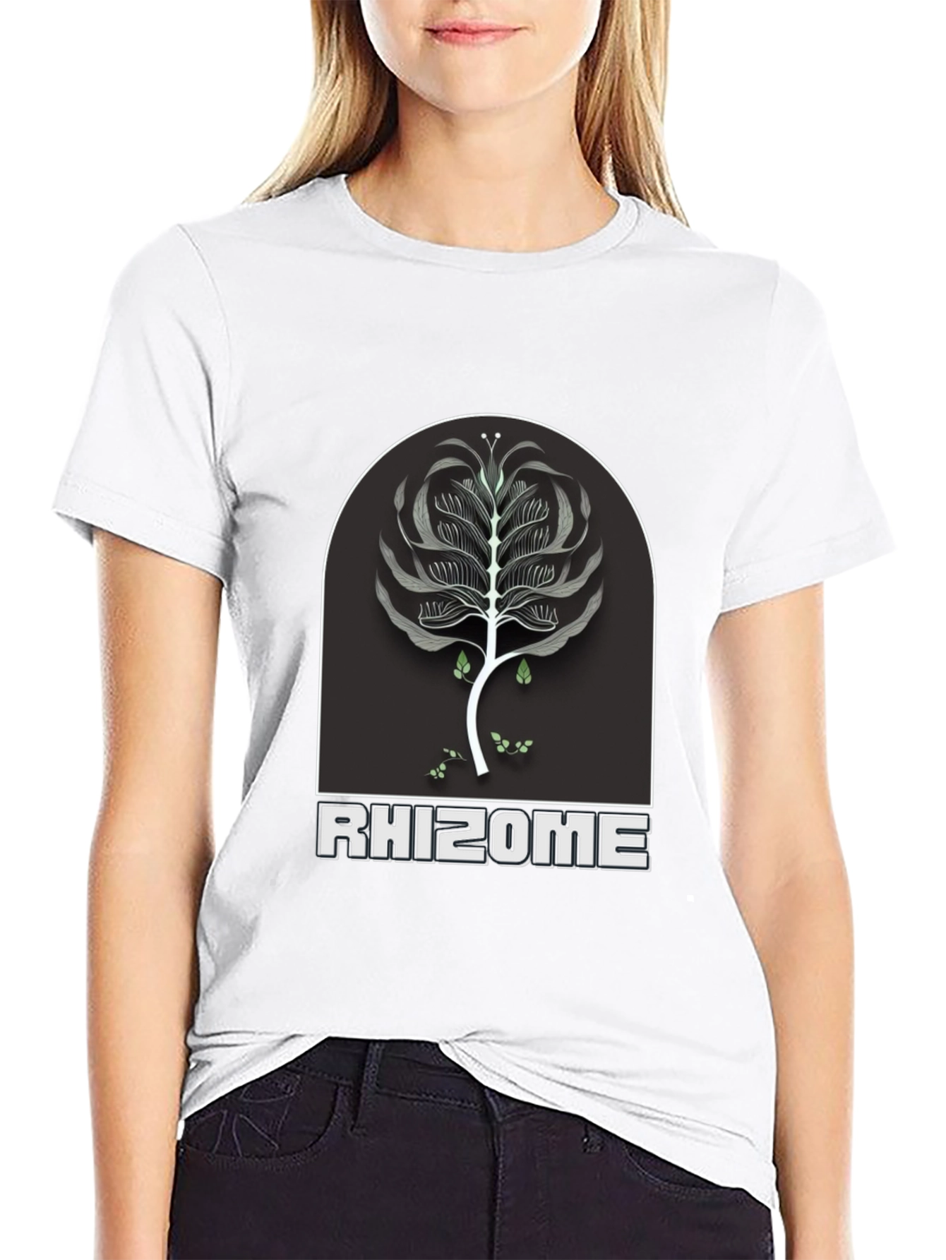 Rhizome Graphic Tee - Unique Nature Inspired Design