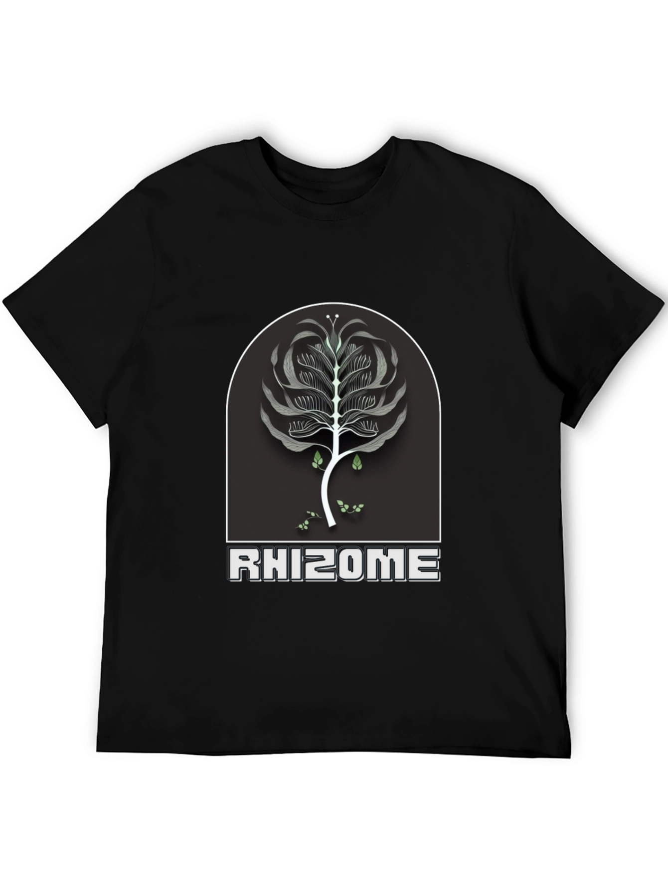 Rhizome Graphic Tee - Unique Nature Inspired Design