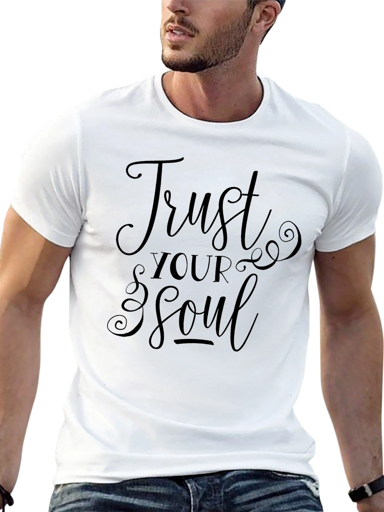 Trust Your Soul Black Graphic Tee