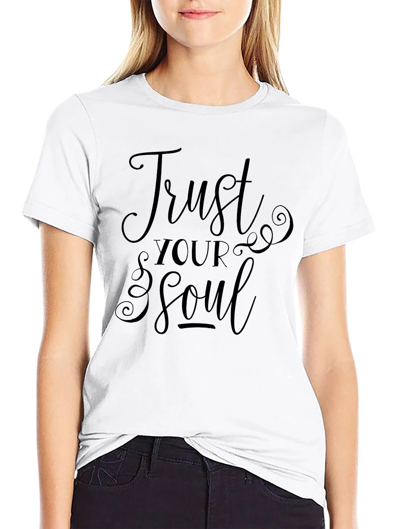 Trust Your Soul Black Graphic Tee