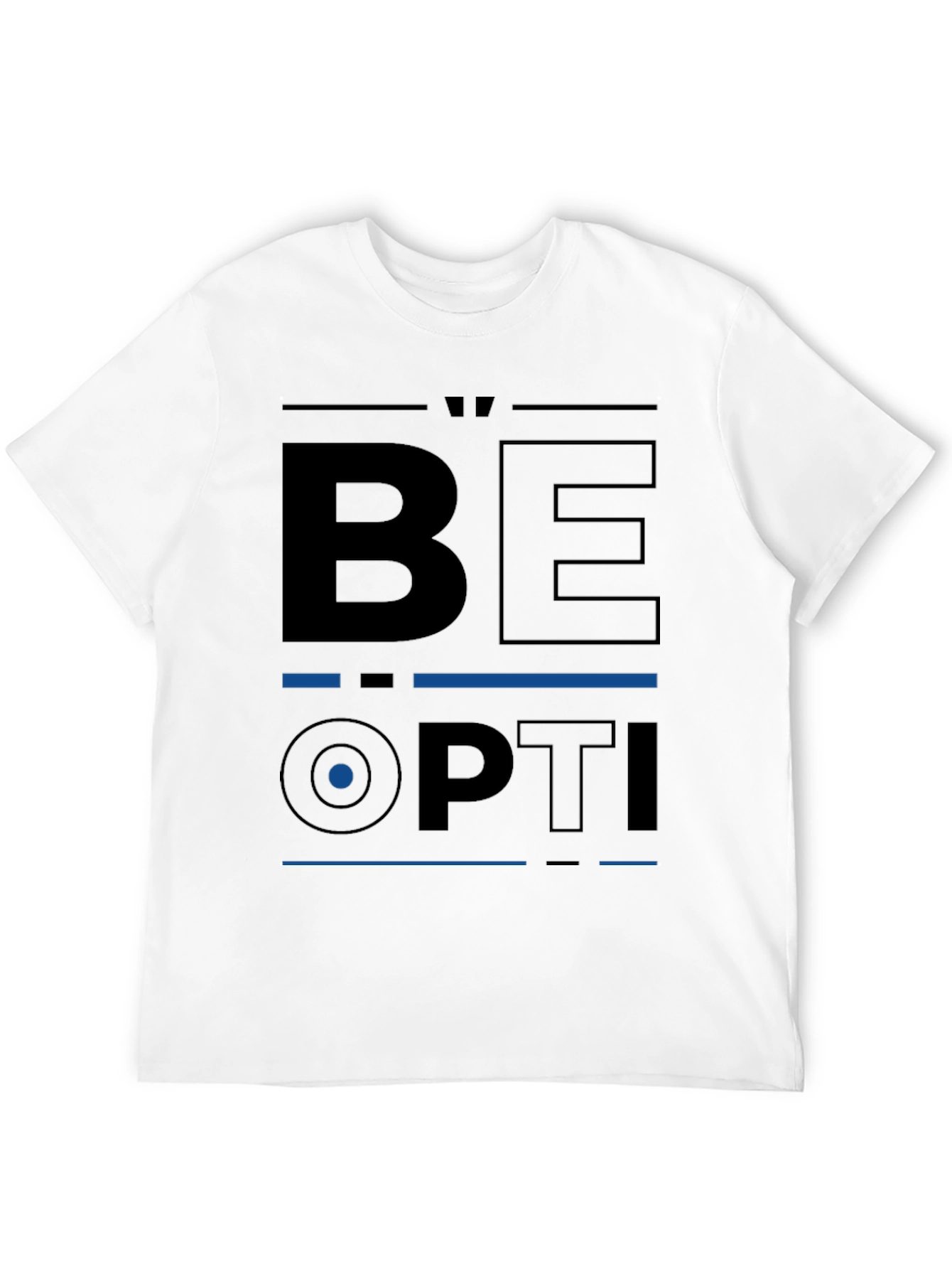 Be Optimistic Black T-Shirt
