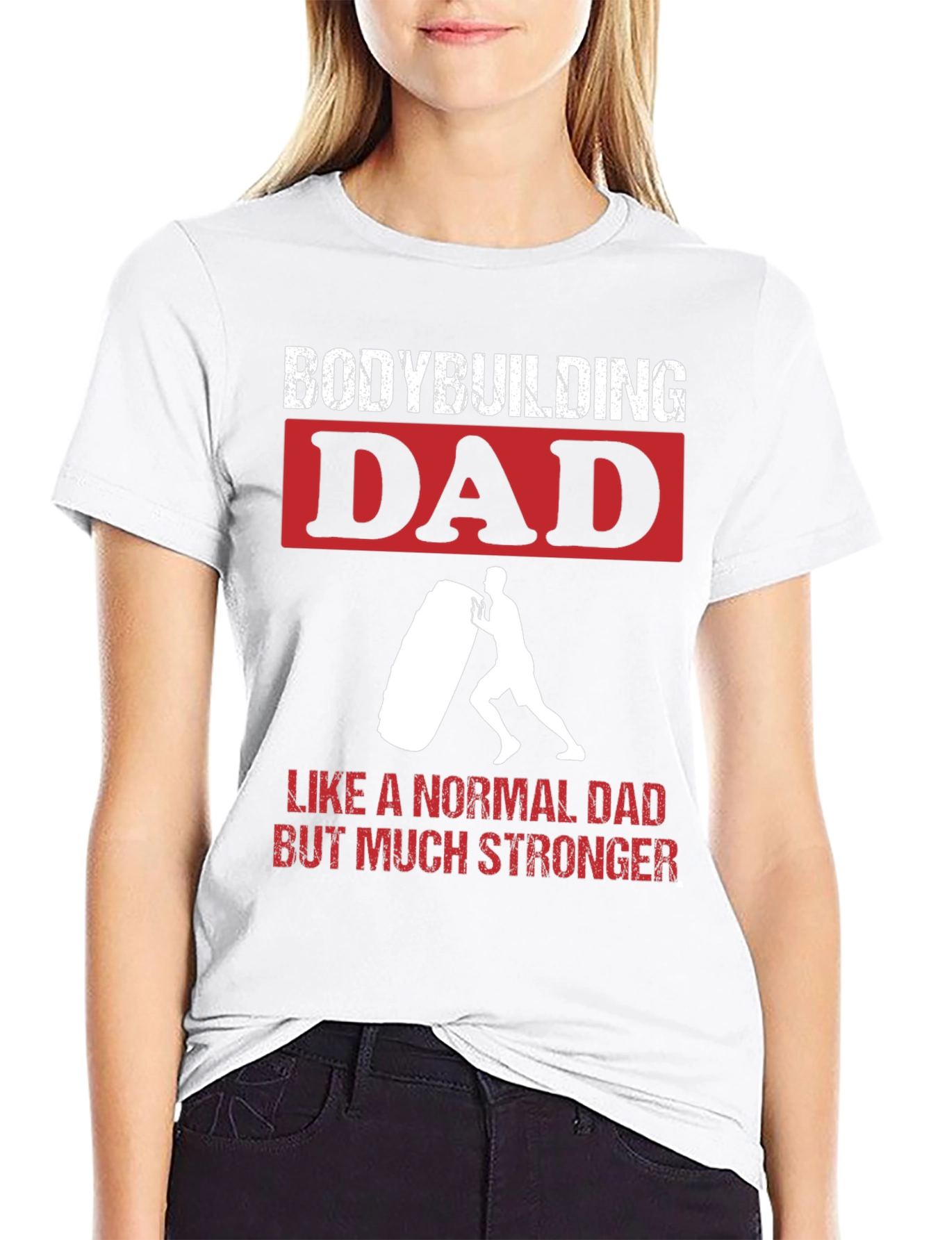 Bodybuilding Dad T-Shirt - Strongman Gym Tee
