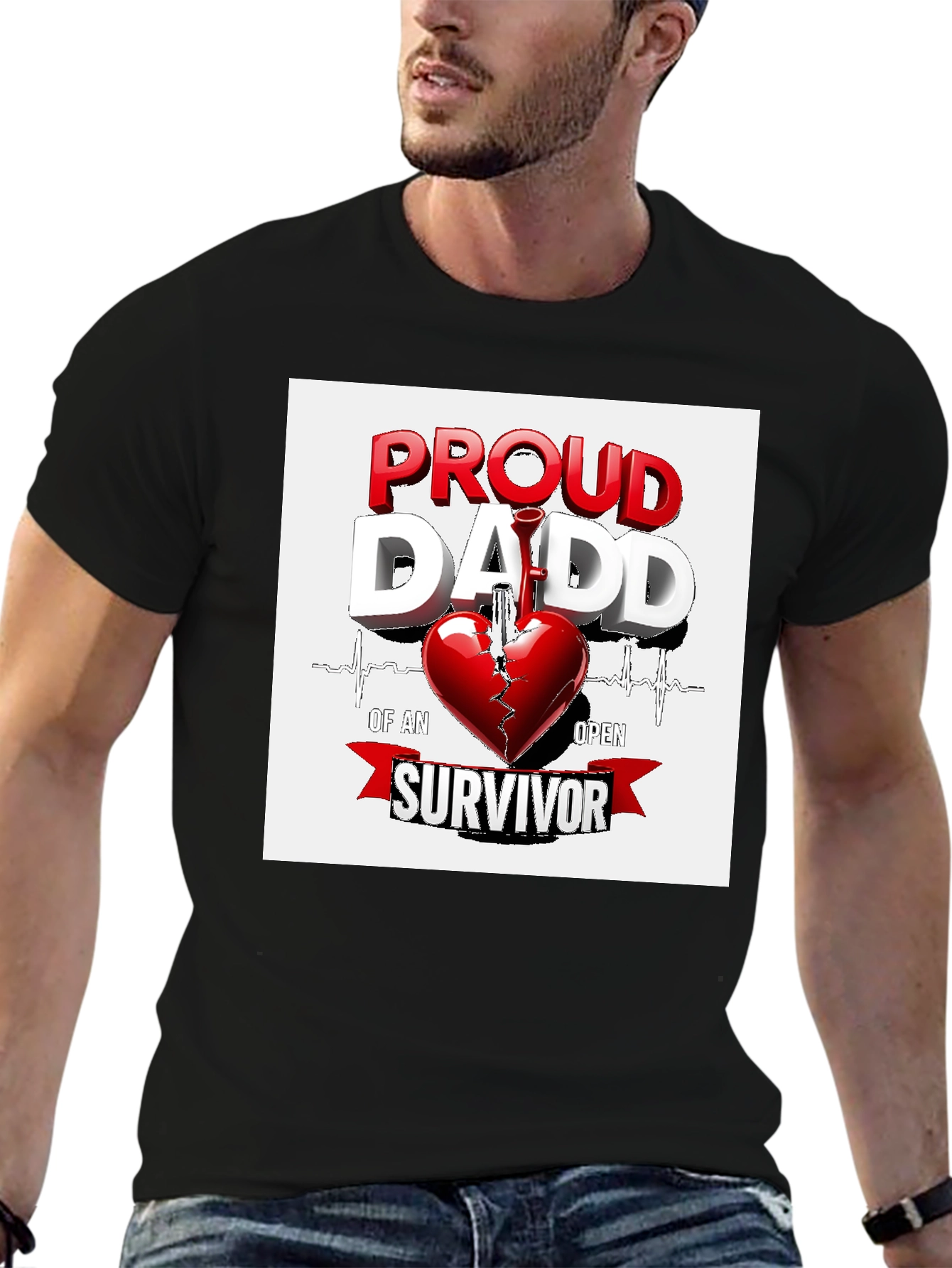 Proud Dad of a Heart Surgery Survivor T-Shirt