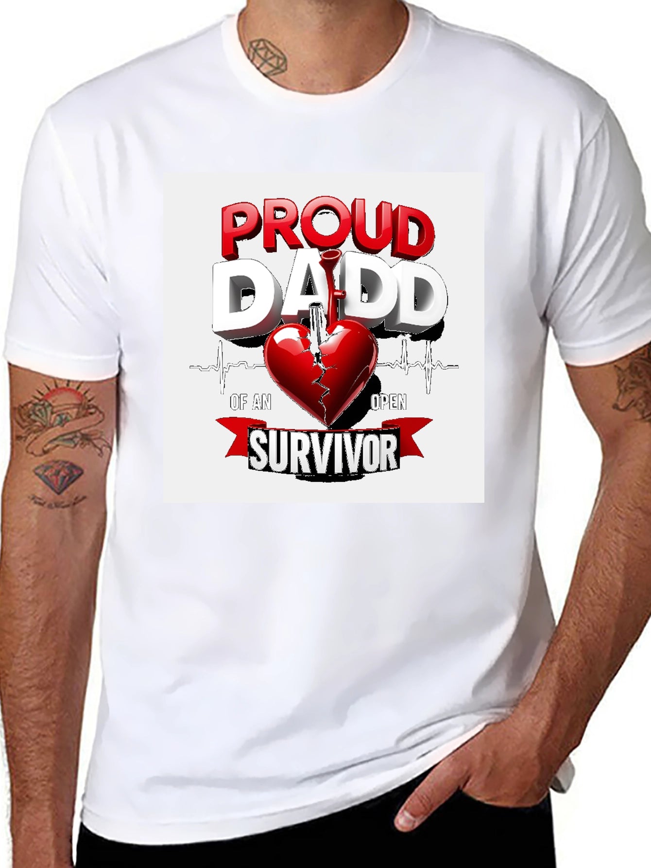 Proud Dad of a Heart Surgery Survivor T-Shirt