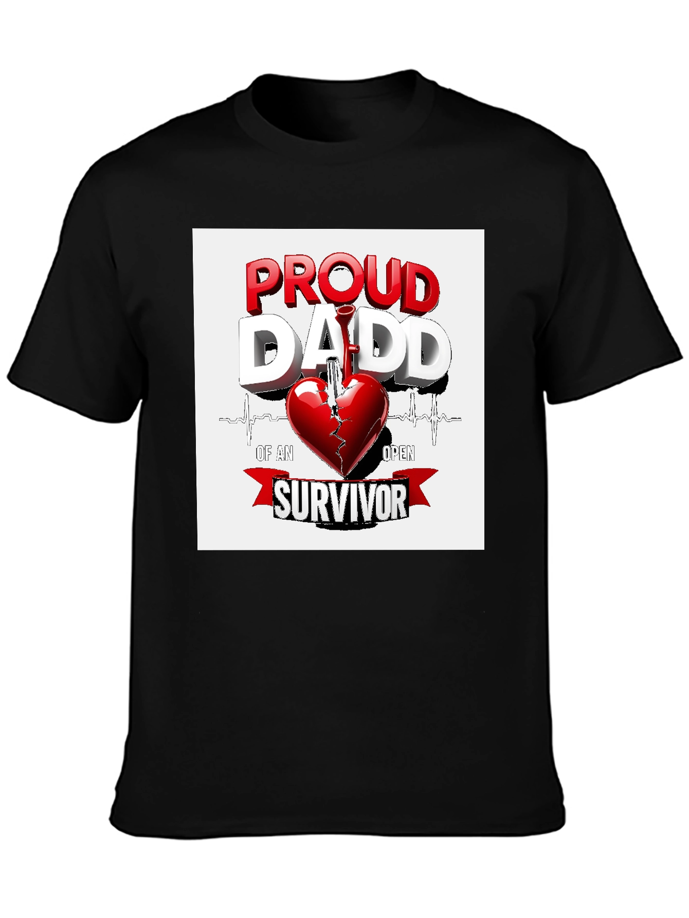 Proud Dad of a Heart Surgery Survivor T-Shirt