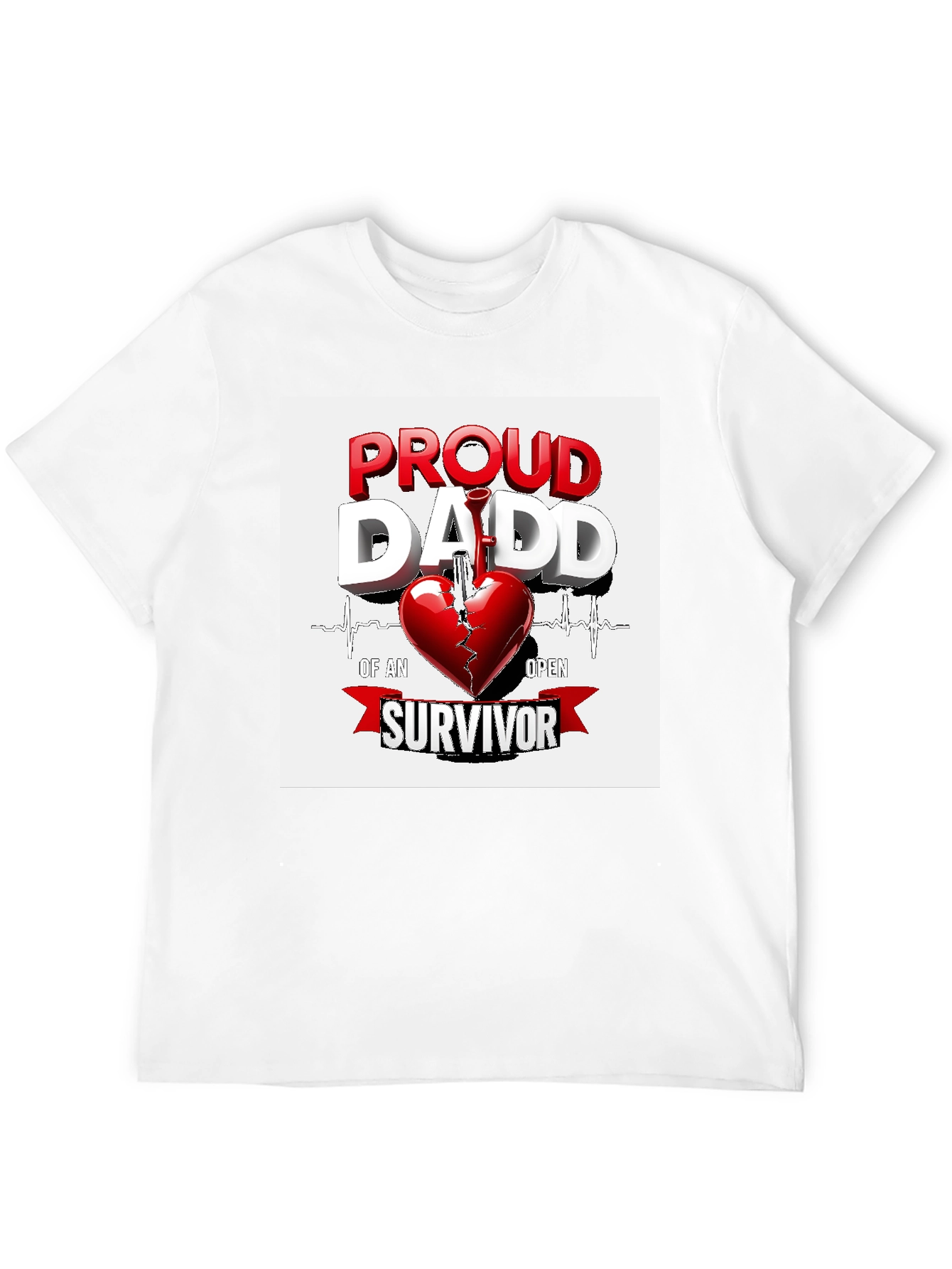 Proud Dad of a Heart Surgery Survivor T-Shirt