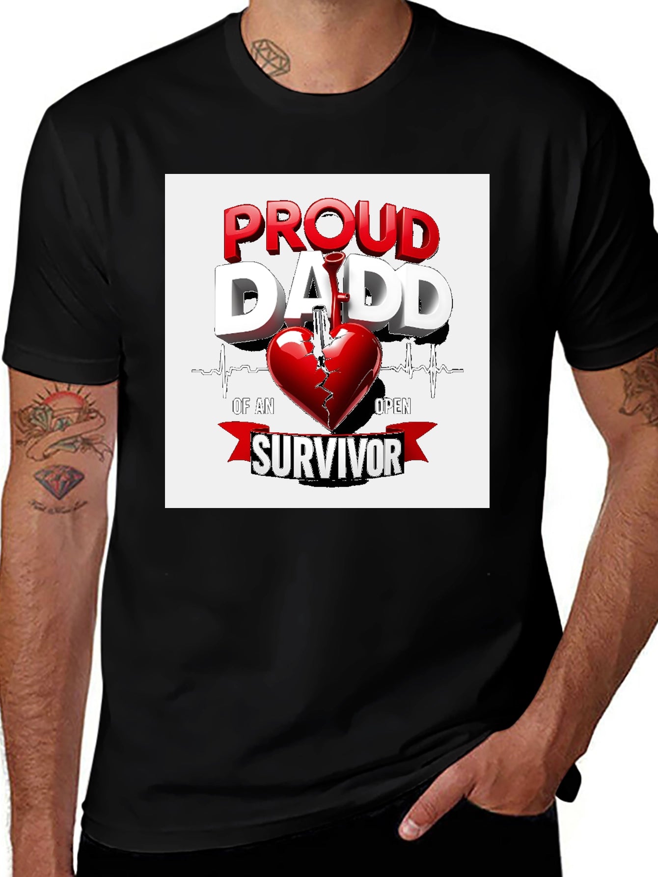 Proud Dad of a Heart Surgery Survivor T-Shirt
