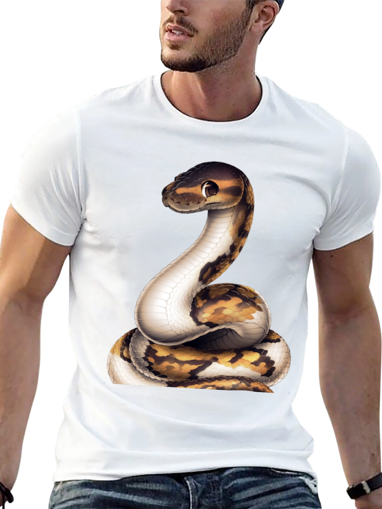 Snake Graphic Tee - Reptile Lovers T-Shirt