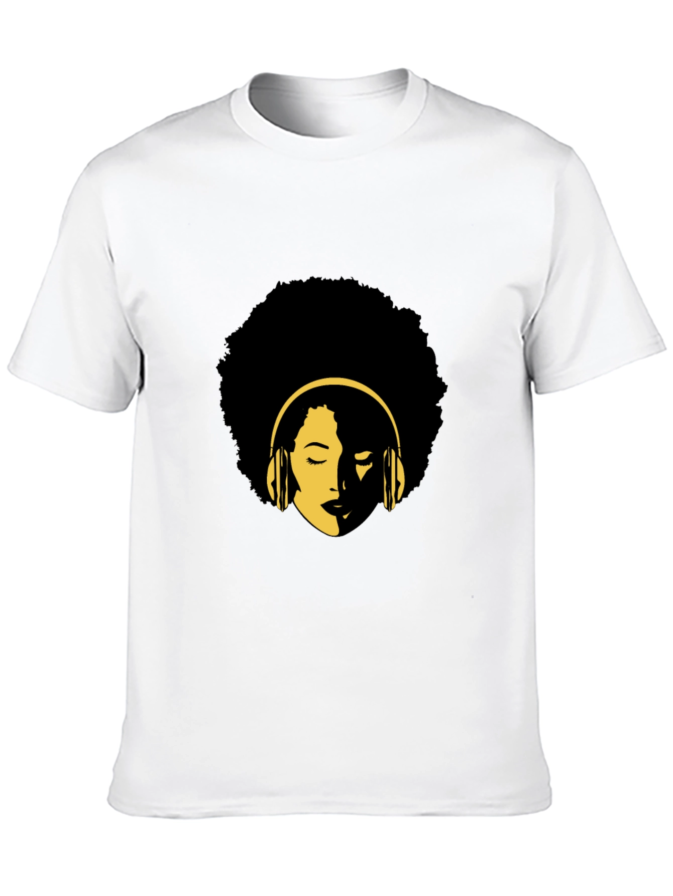 Afro Music Lover Black T-Shirt - Stylish Graphic Tee