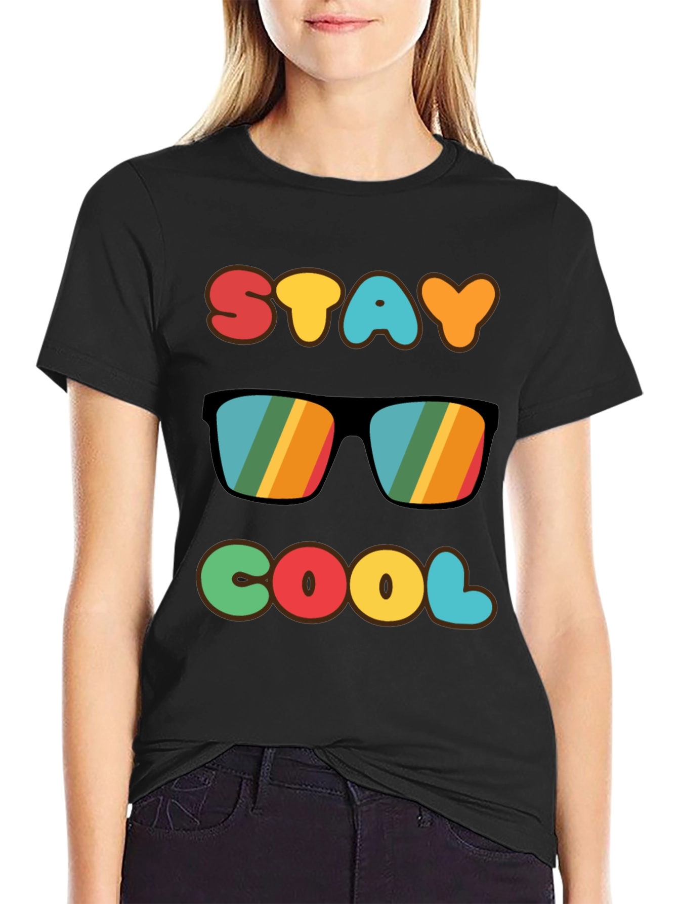 Stay Cool Retro Graphic T-Shirt