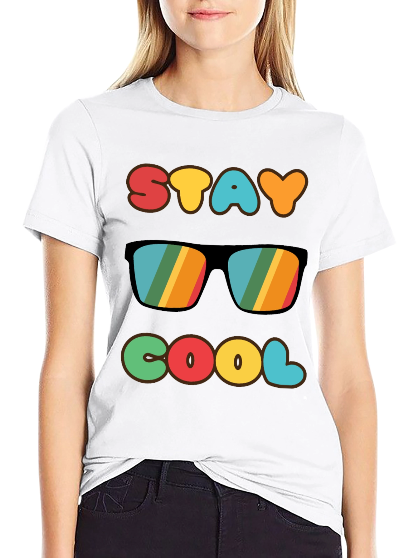 Stay Cool Retro Graphic T-Shirt