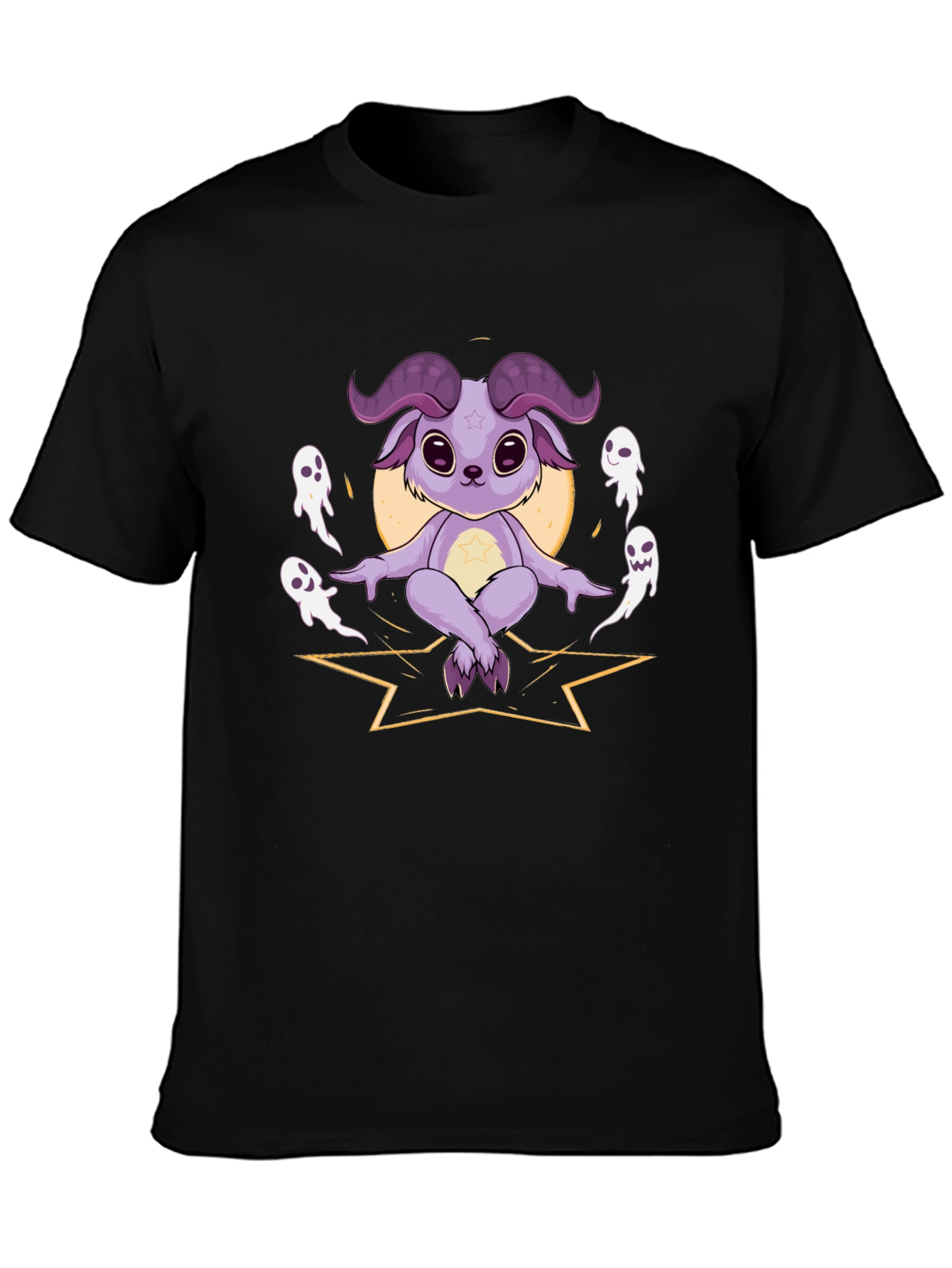 Mystic Baphomet Tee - Cute Occult Style