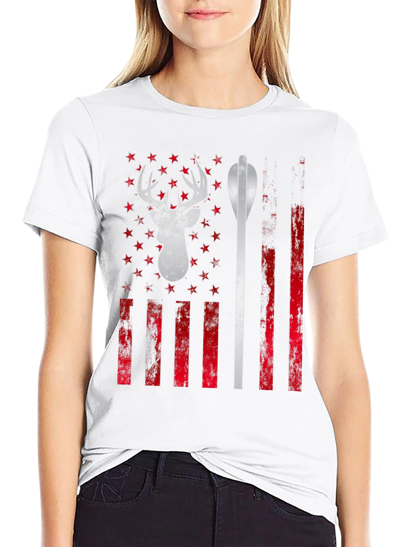 American Hunter Tee - Deer & Arrow Graphic