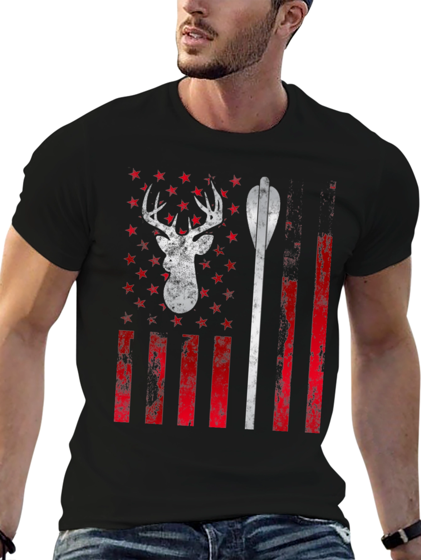 American Hunter Tee - Deer & Arrow Graphic