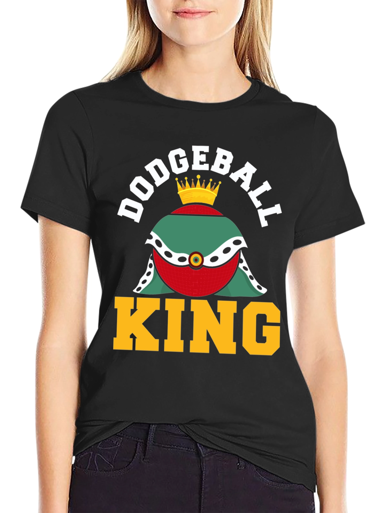 Dodgeball King Graphic Tee