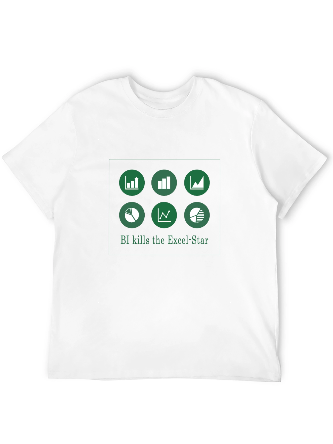 BI Kills the Excel Star Black T-Shirt