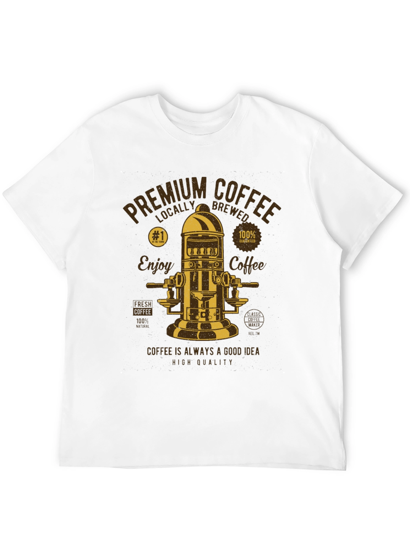 Premium Coffee Graphic T-Shirt
