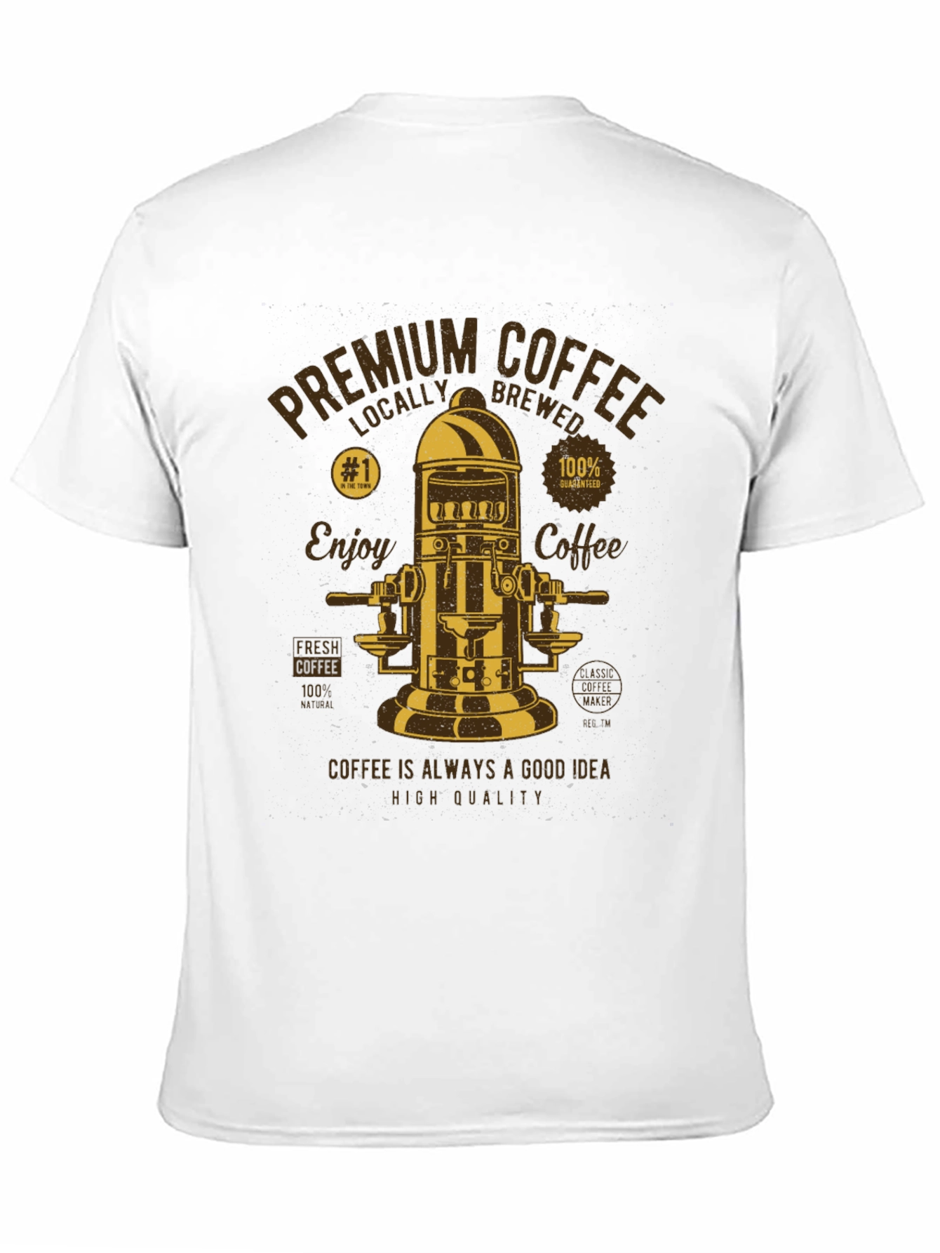 Premium Coffee Graphic T-Shirt