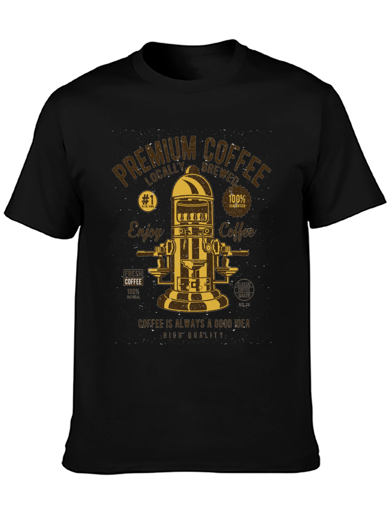Premium Coffee Graphic T-Shirt
