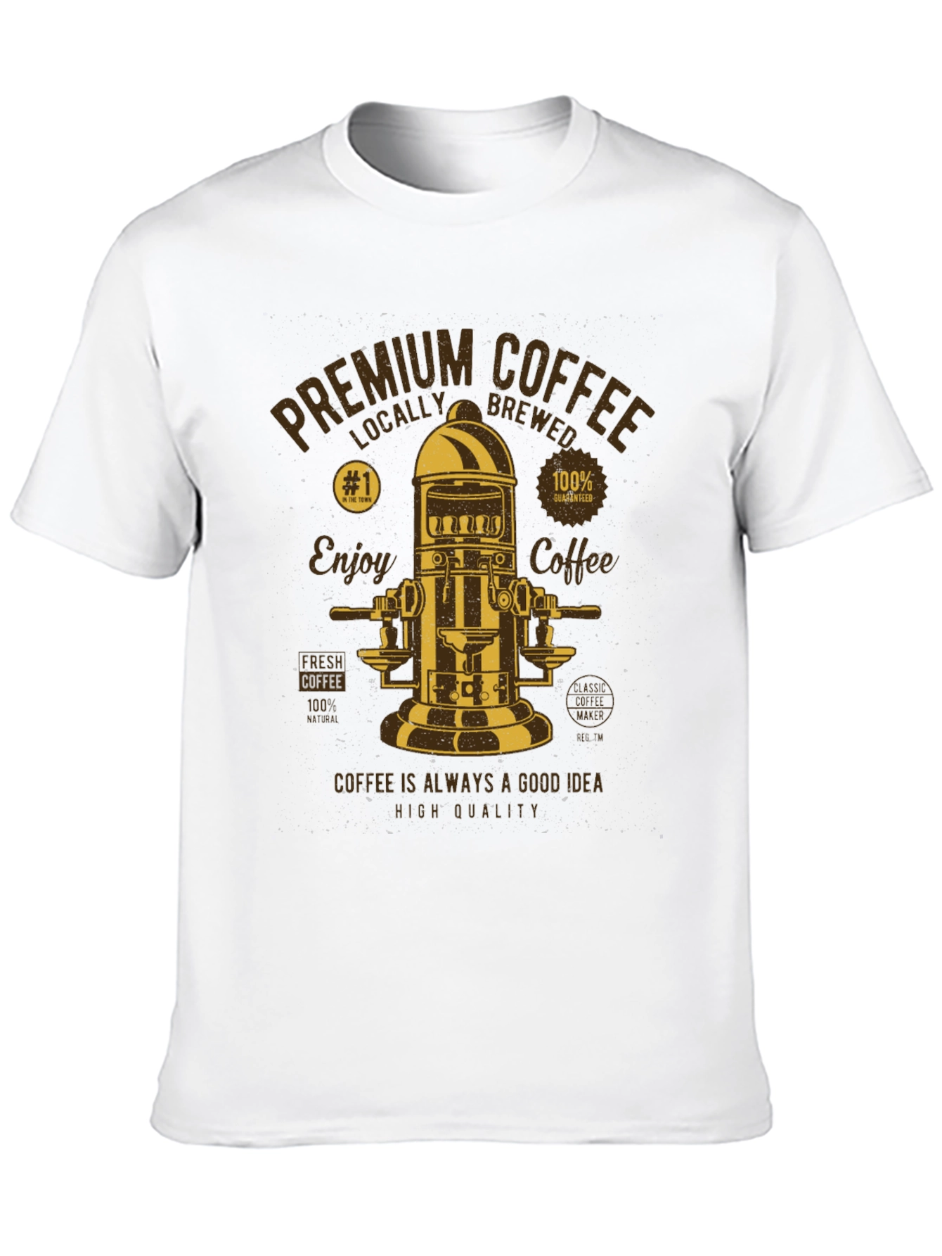 Premium Coffee Graphic T-Shirt