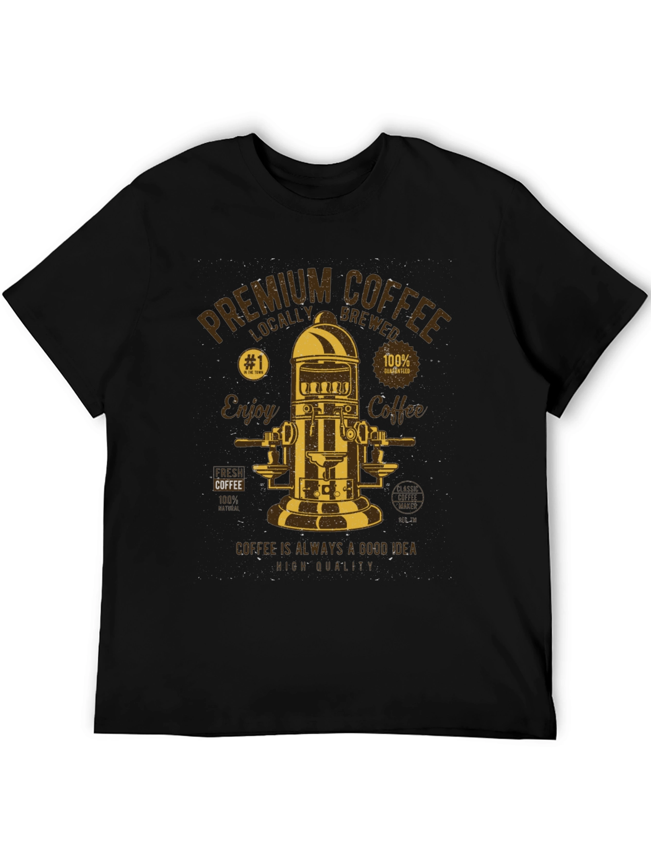 Premium Coffee Graphic T-Shirt
