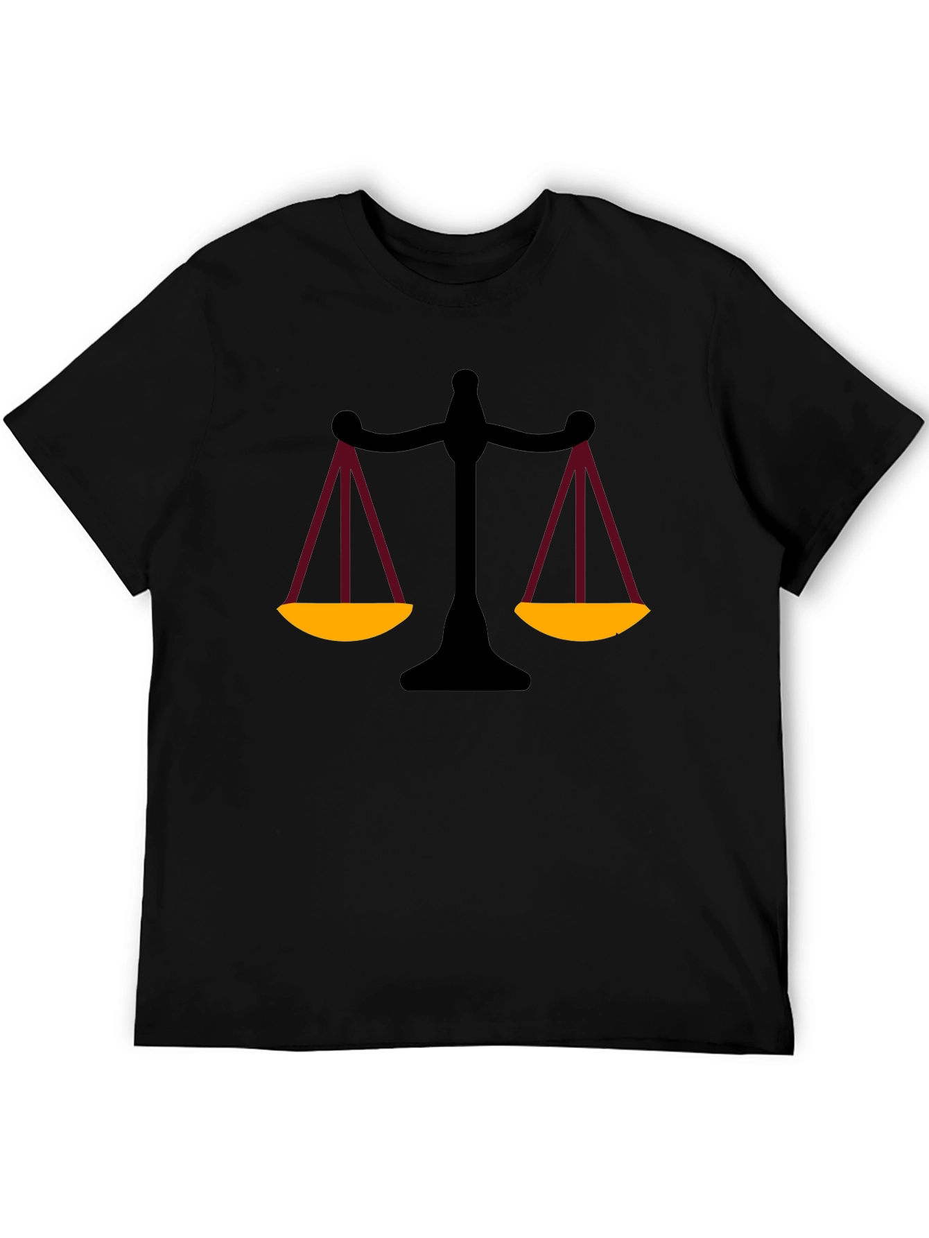 Scales of Justice Graphic Tee - Unisex Black T-Shirt