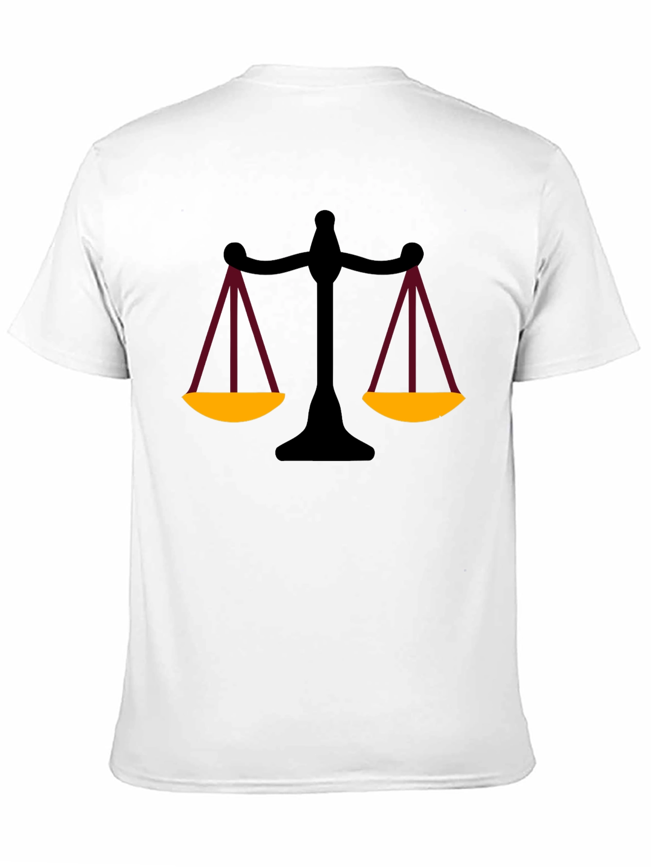 Scales of Justice Graphic Tee - Unisex Black T-Shirt