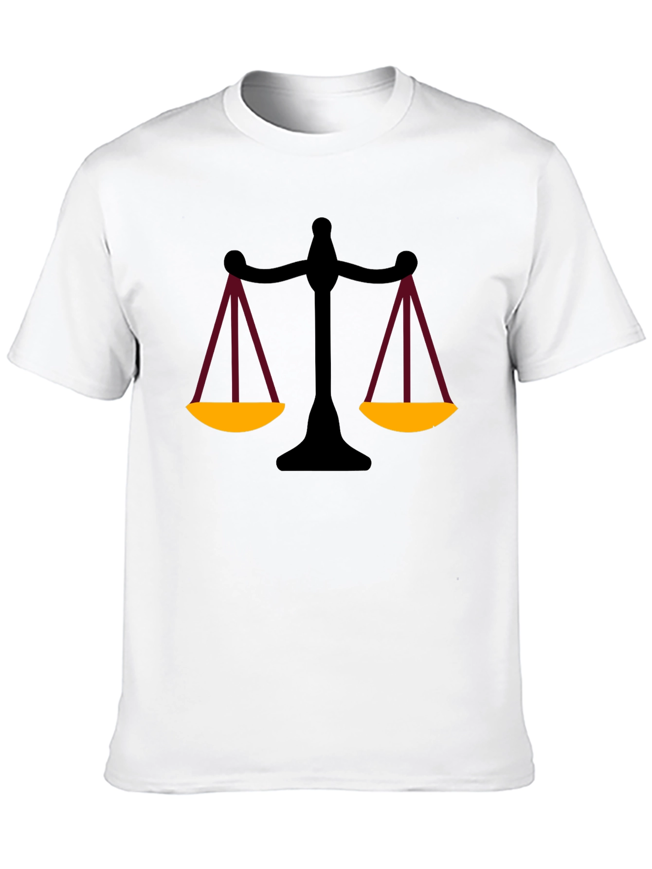 Scales of Justice Graphic Tee - Unisex Black T-Shirt