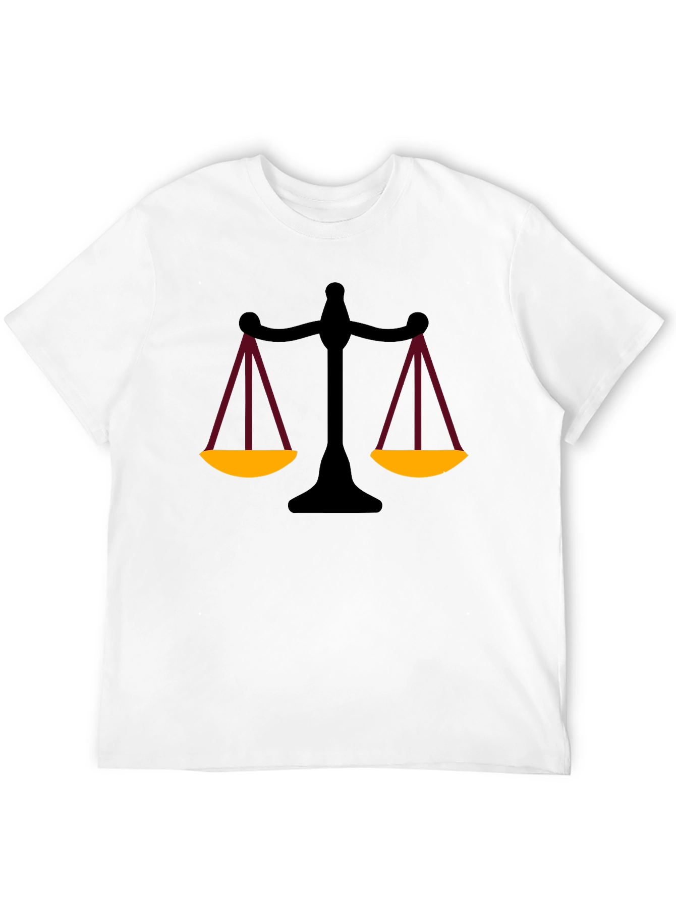 Scales of Justice Graphic Tee - Unisex Black T-Shirt