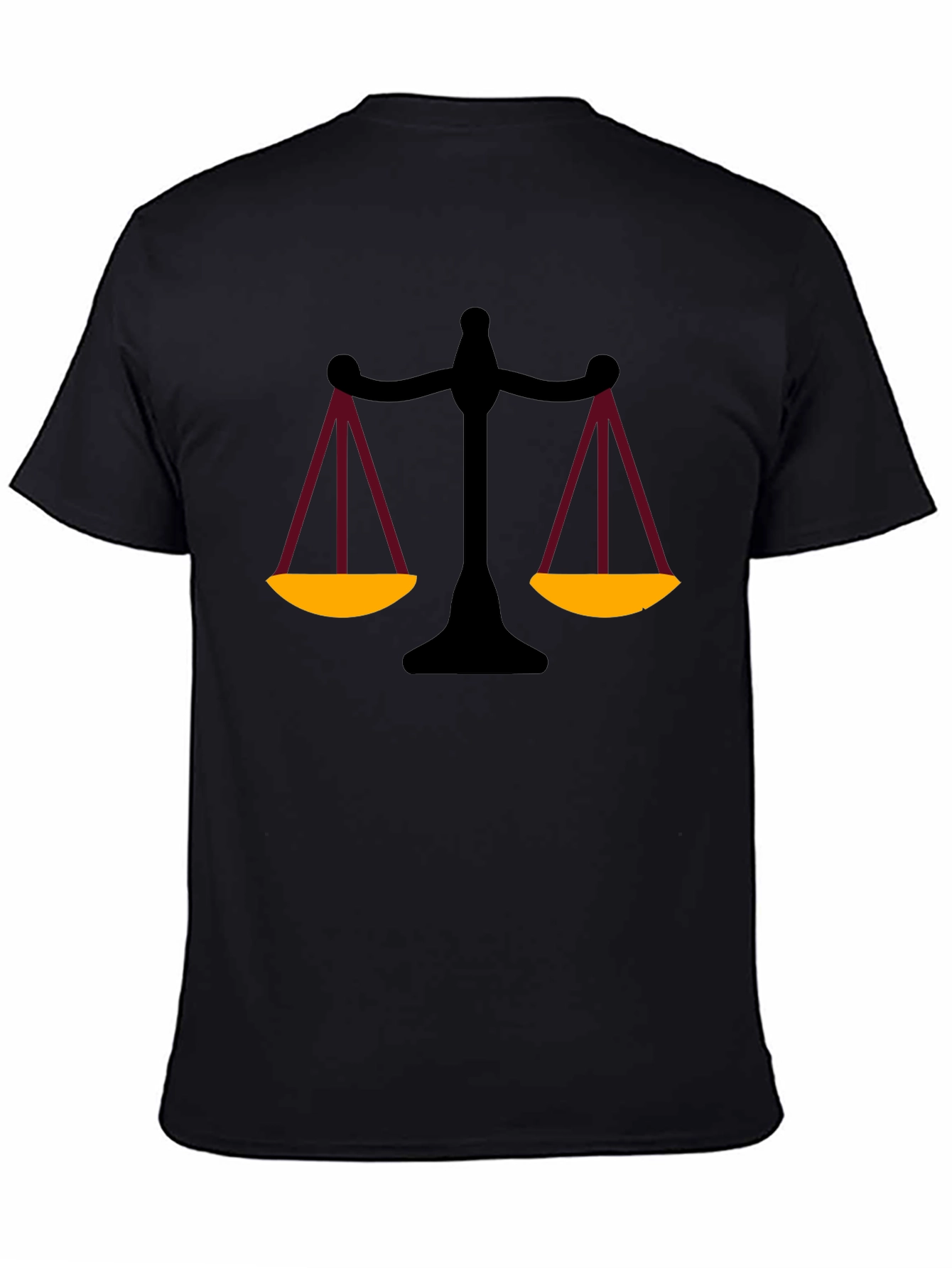Scales of Justice Graphic Tee - Unisex Black T-Shirt