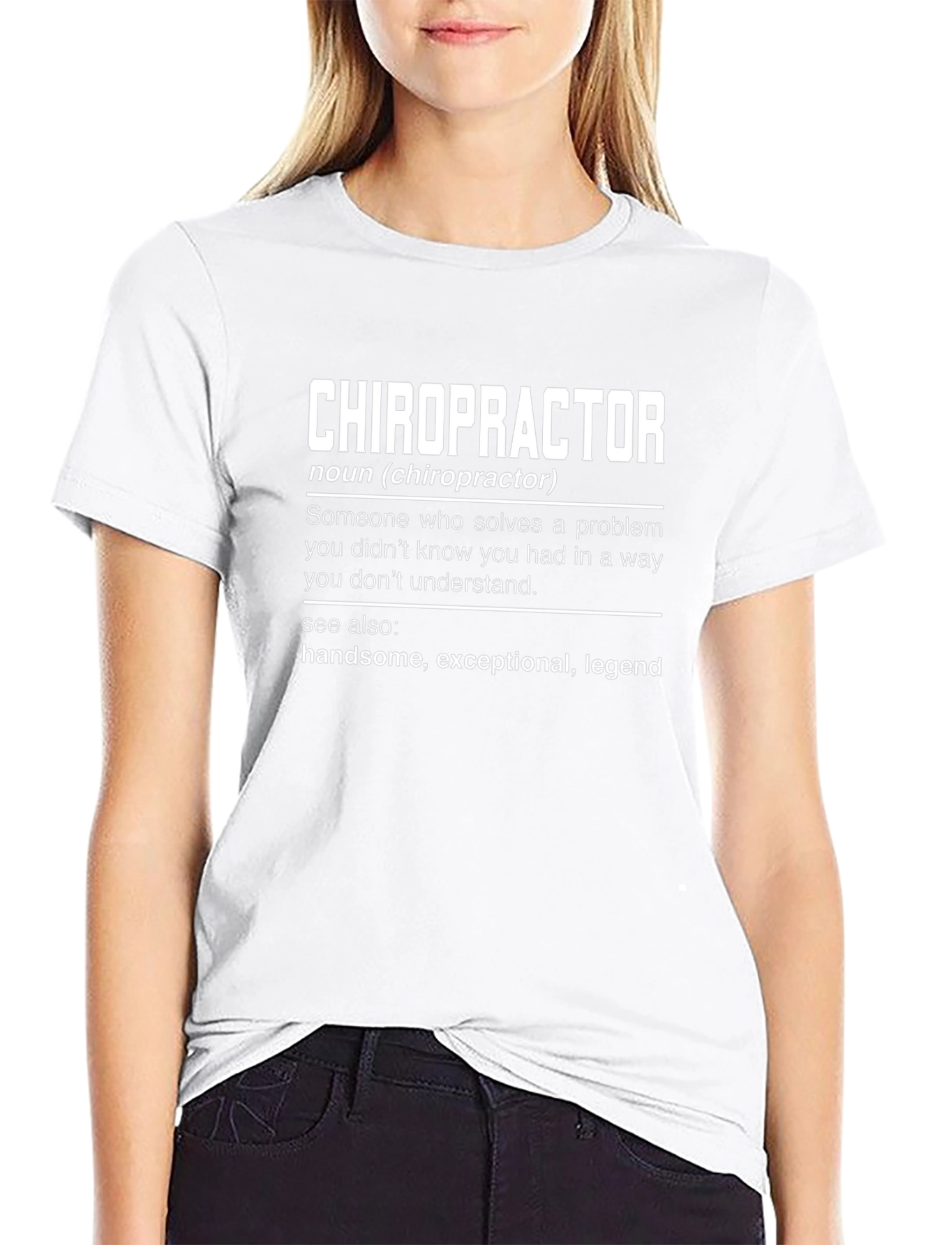 Chiropractor Definition Graphic Tee - Funny Gift