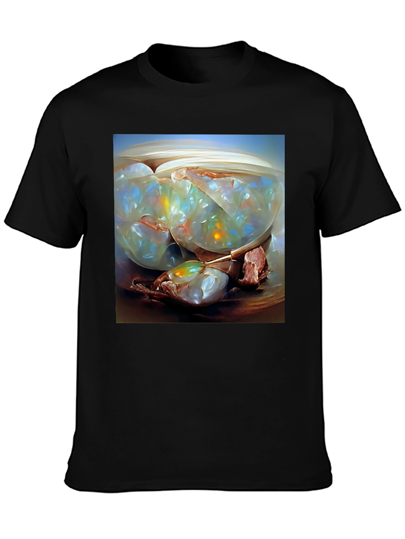 Abstract Art T-Shirt: Shell with Jelly Cubes