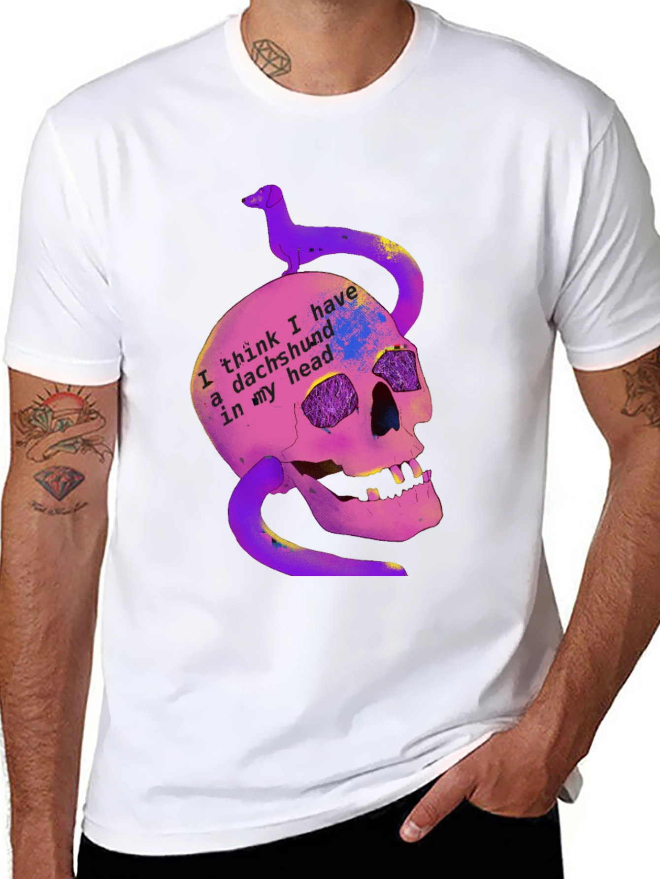 Dachshund Head T-Shirt - Funny Dog Lover Tee
