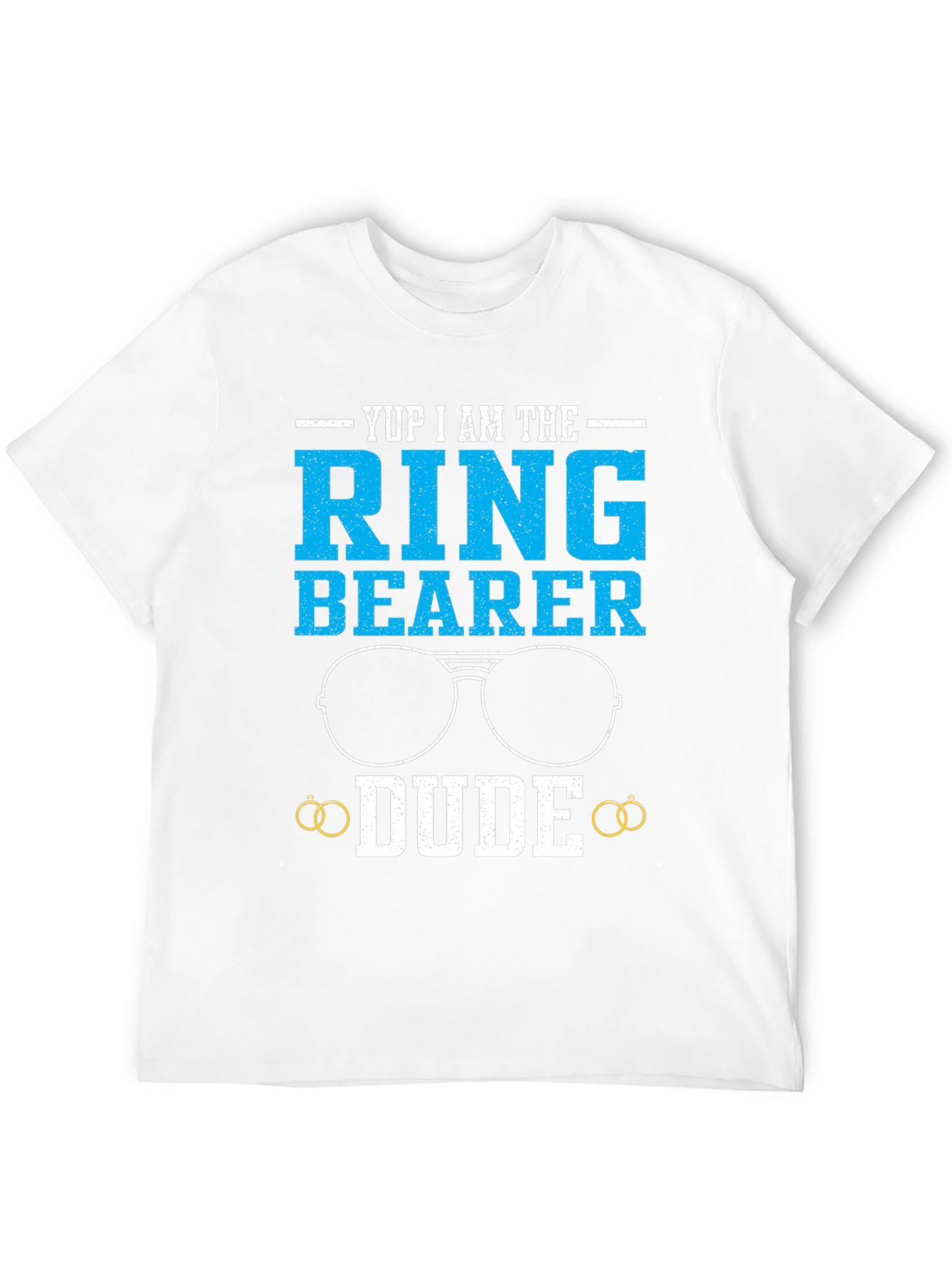 Ring Bearer Dude T-Shirt - Funny Wedding Tee