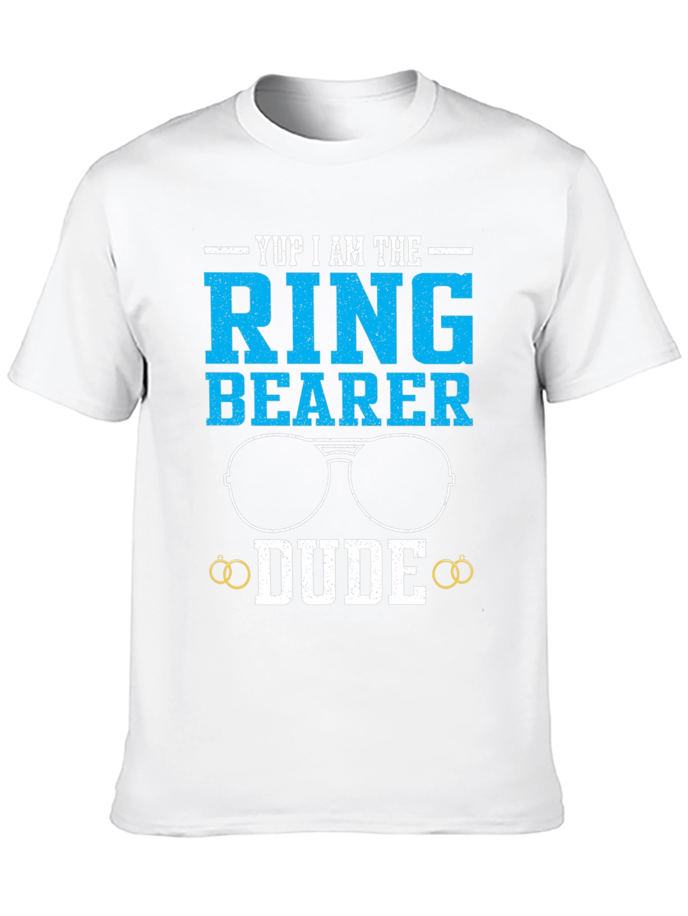 Ring Bearer Dude T-Shirt - Funny Wedding Tee