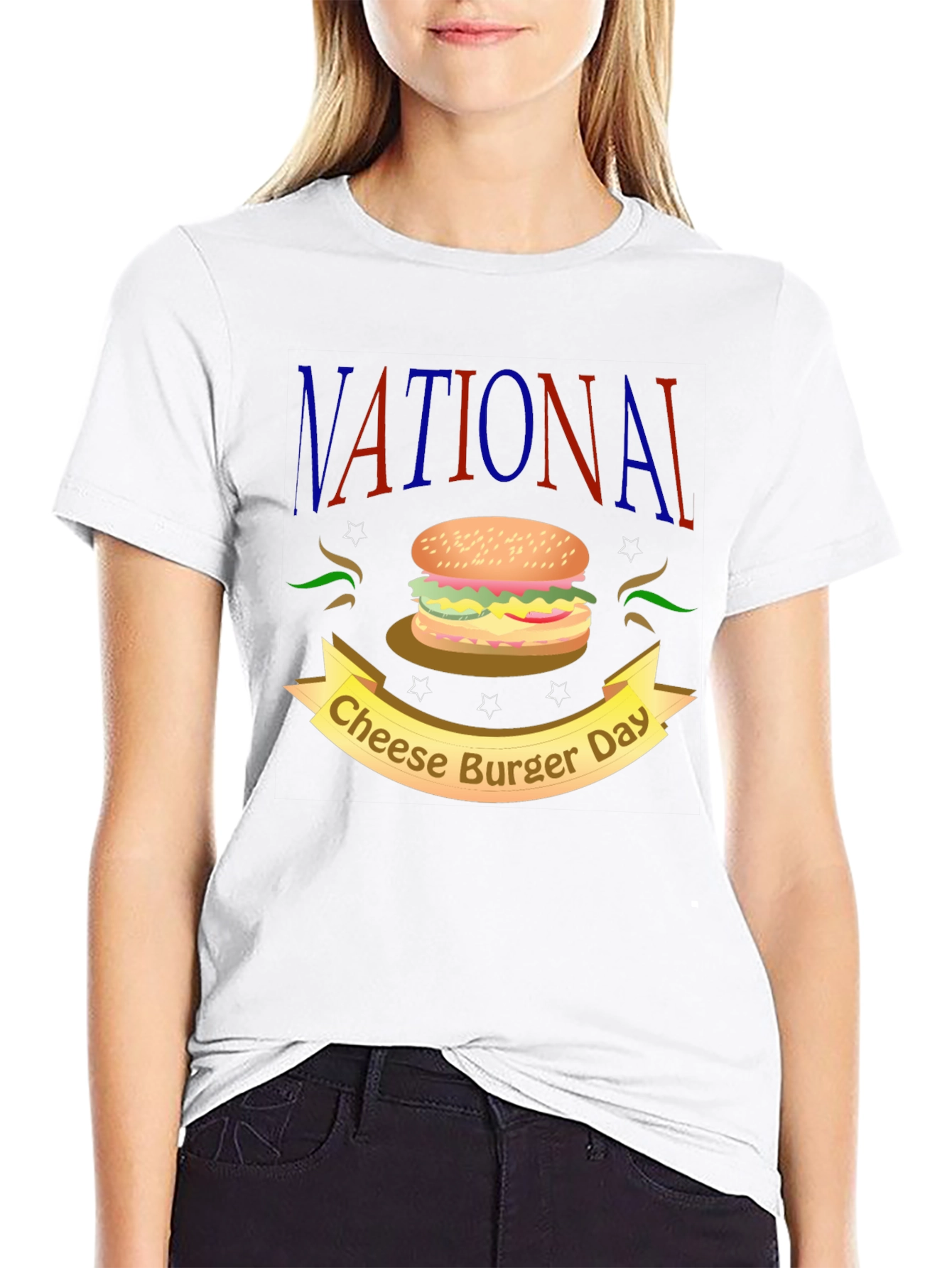 National Cheeseburger Day T-Shirt - Foodie Tee