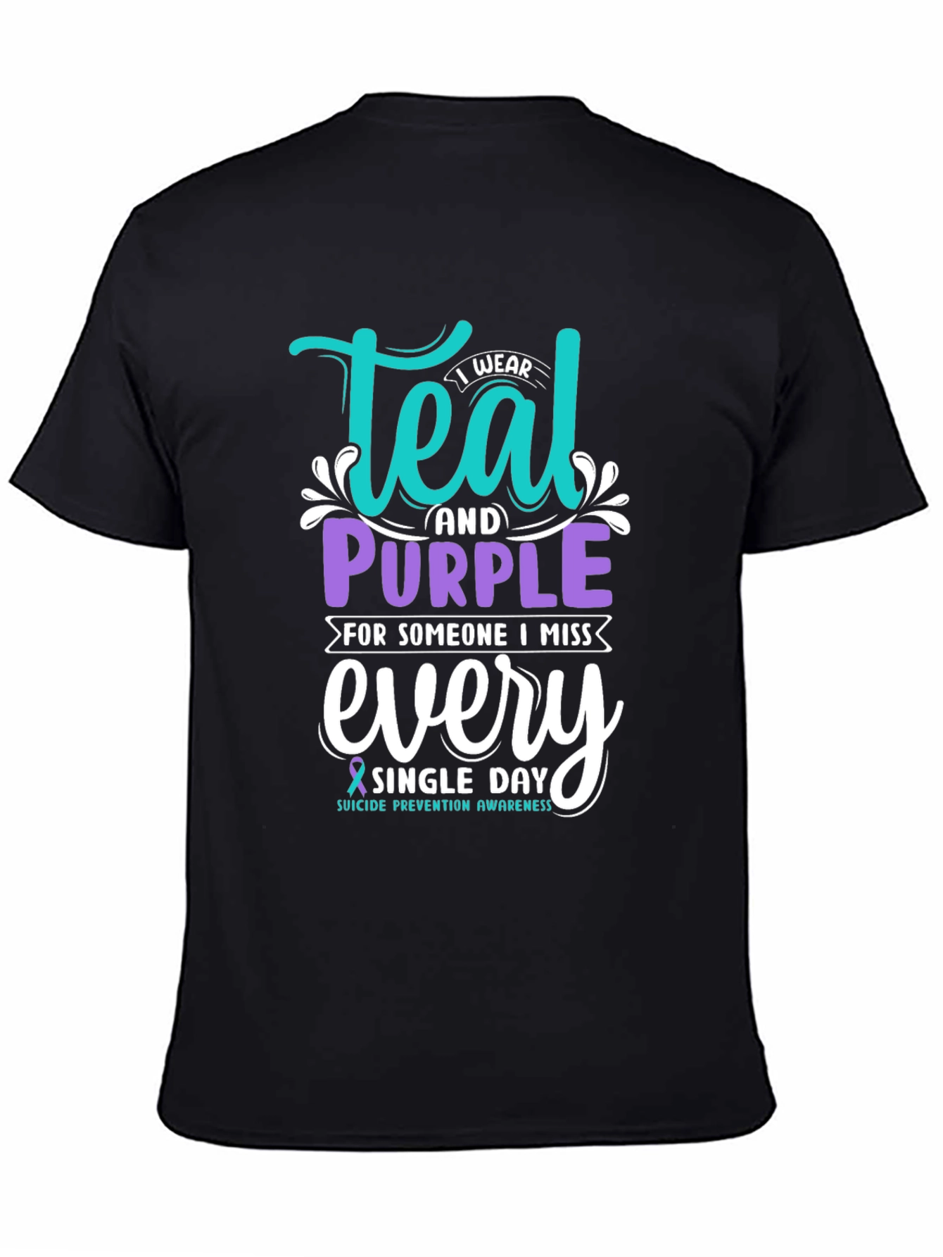 Teal & Purple Suicide Prevention Awareness T-Shirt