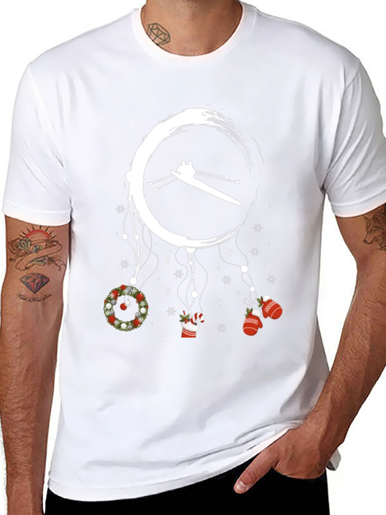 Christmas Star Wars X-Wing Fighter T-Shirt