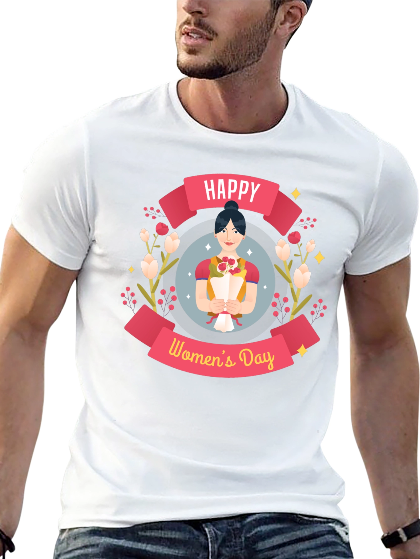 Happy Womens Day Graphic T-Shirt
