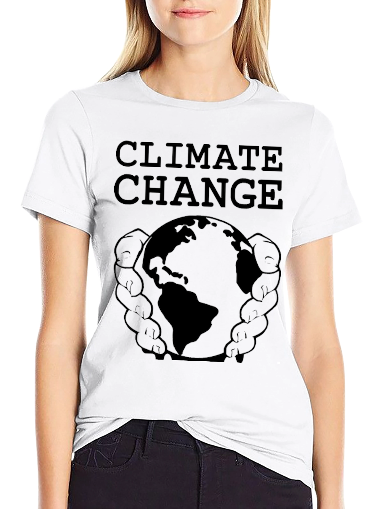 Climate Change Earth Graphic T-Shirt