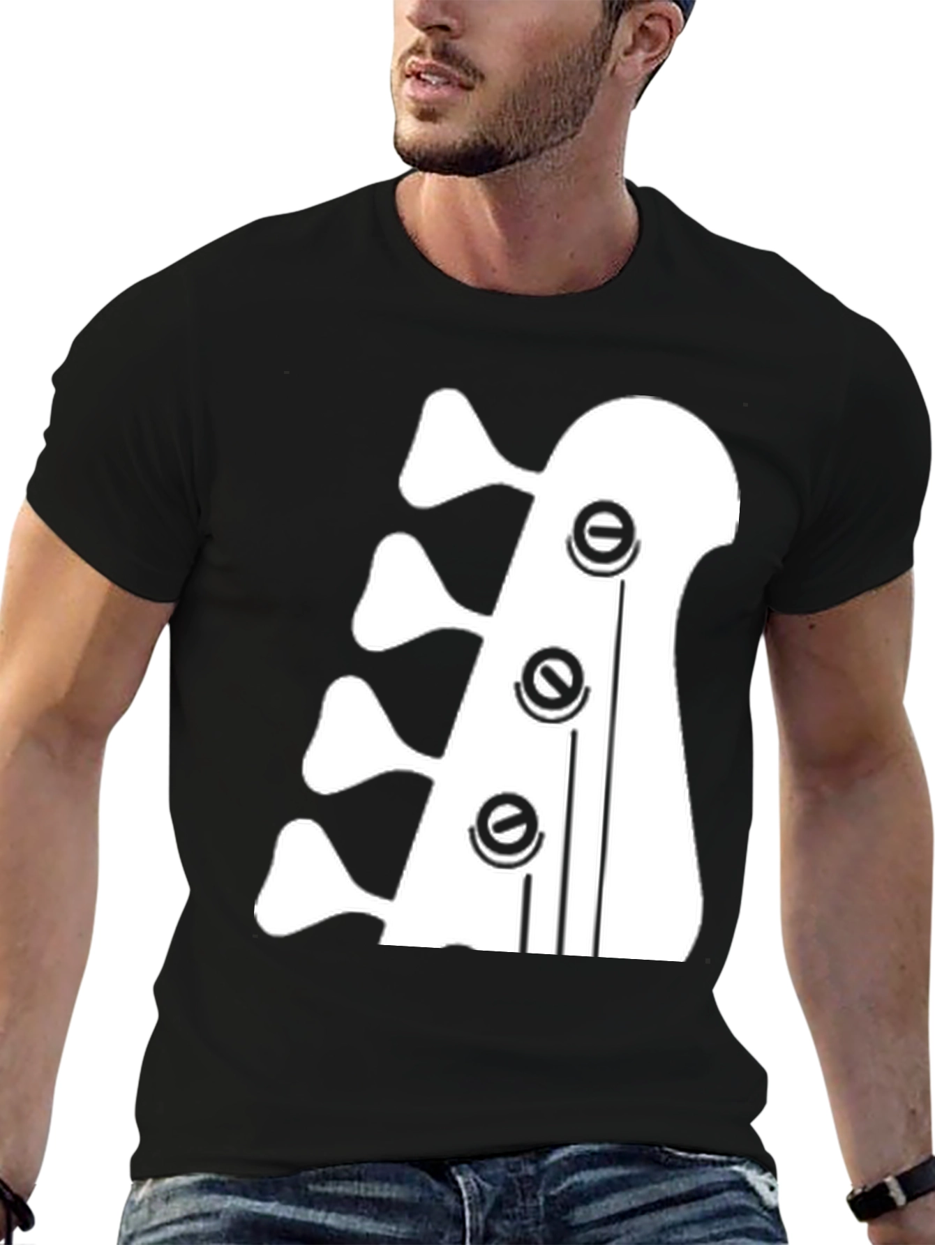 Bass Guitar Headstock T-Shirt