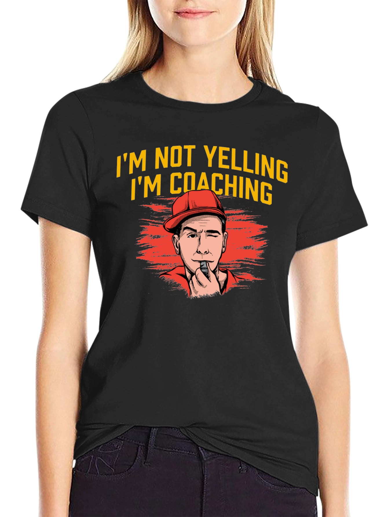 Im Not Yelling Im Coaching T-Shirt
