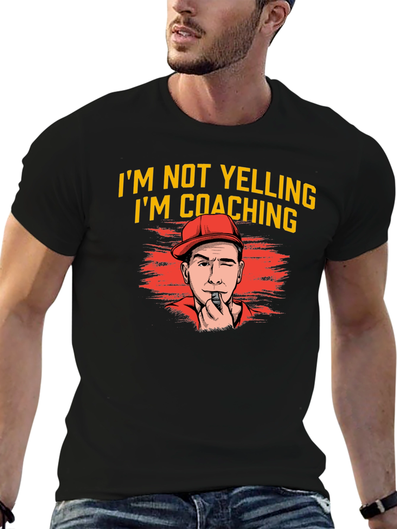Im Not Yelling Im Coaching T-Shirt