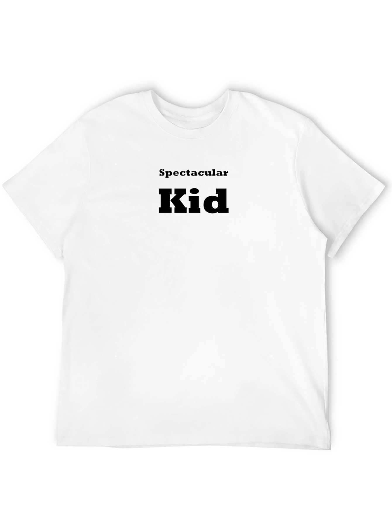 Spectacular Kid Black Graphic Tee