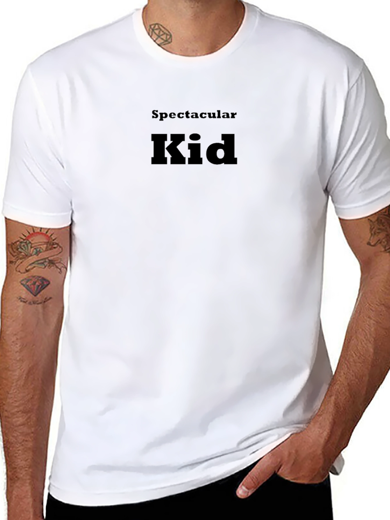 Spectacular Kid Black Graphic Tee