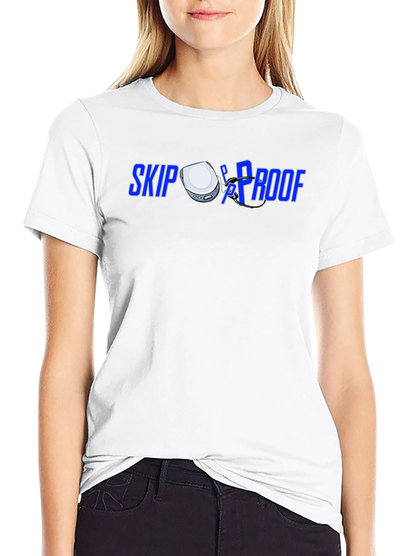 Skip Proof Black Graphic Tee