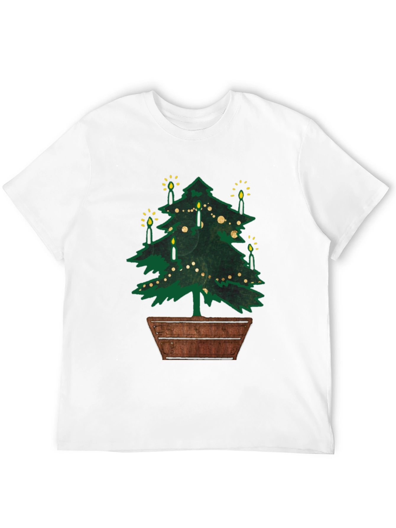 Christmas Tree T-Shirt with Candles